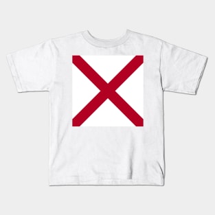 Alabama Flag, USA Kids T-Shirt